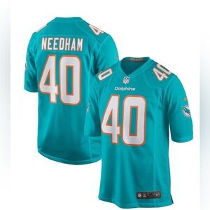 NWOT official dolphins Needham Jersey. Size large.